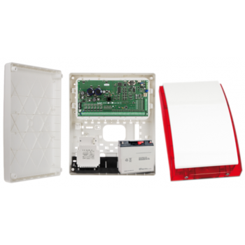 ZESTAW ALARMOWY SATEL INTEGRA 128 PLUS + OPU-3P + AWT800 + 17Ah + SYRENA SP-4001R